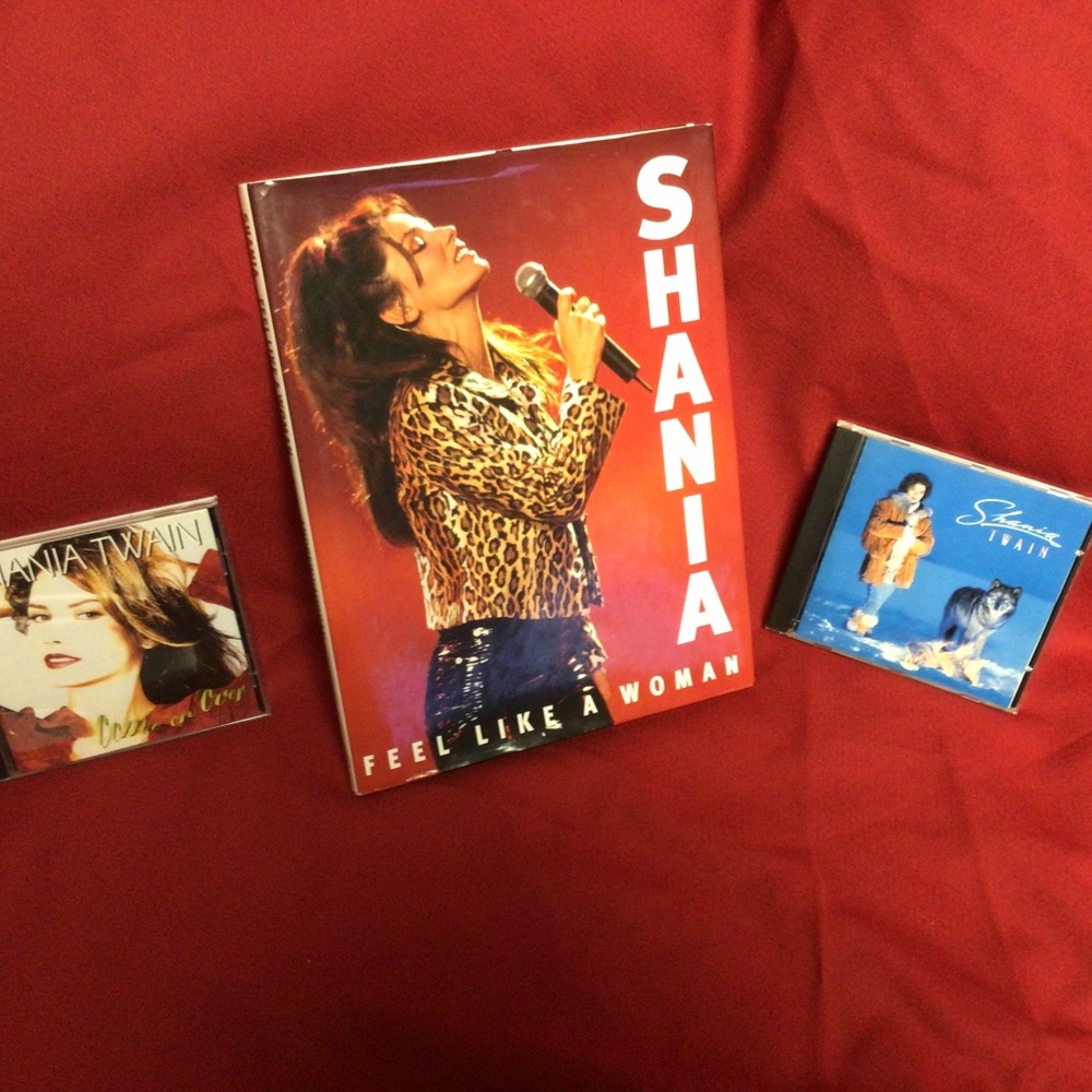 SHANIA TWAIN cds and book combo